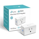 Kasa Smart Plug Ultra Mini 15A, toma Wi-Fi para el hogar inteligente funciona con Alexa, Google Home, no requiere concentrador, certificado UL, WiFi 2.4G solamente, paquete de 1 (EP10), blanco