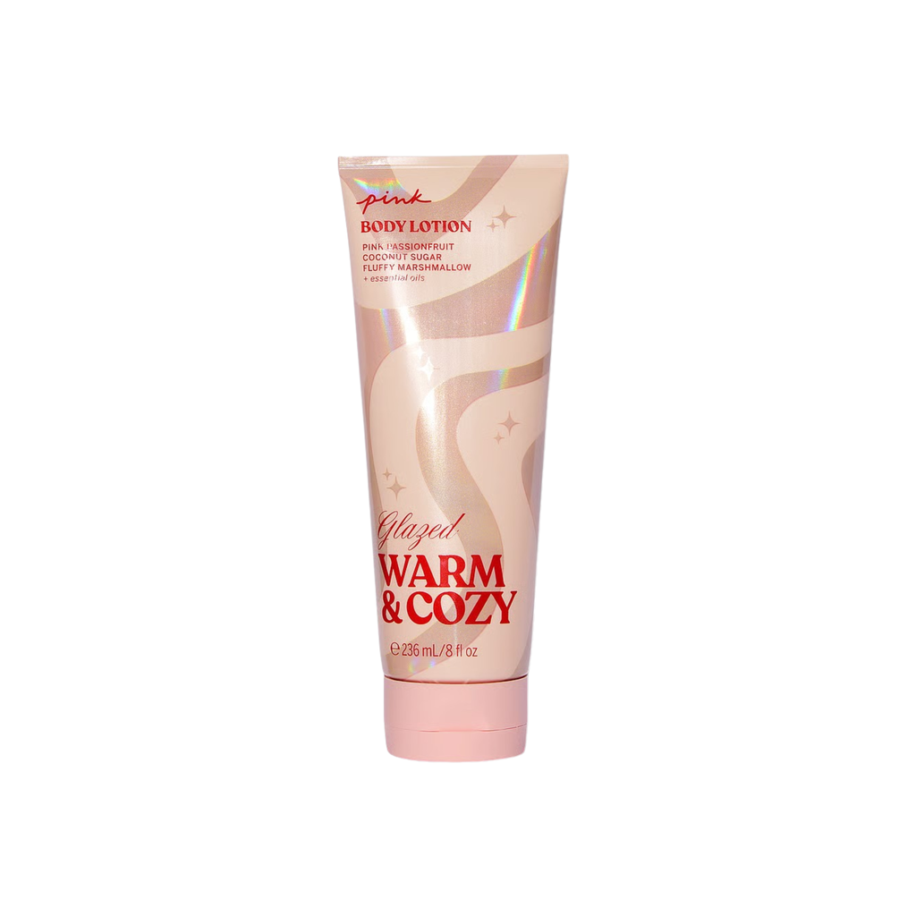 Pink Body Lotion Glazed Warm & Cozy